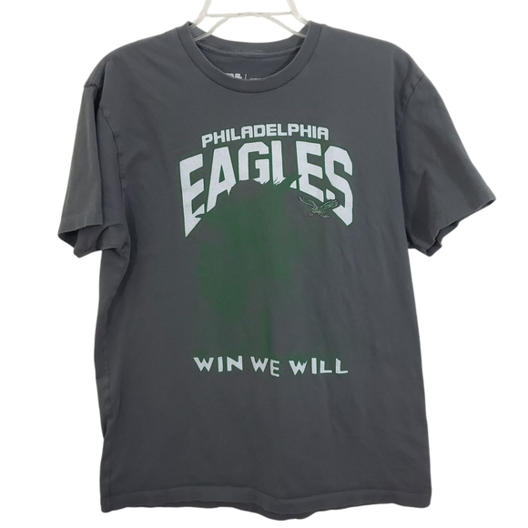 Philadelphia Eagles x Star Wars Yoda "Win We Will" Graphic Tee Junk Food Medium - Picture 1 of 6